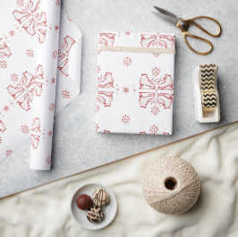 Aquarelleis Skaten Winter Geschenkpapier