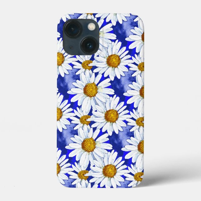 Aquarelleisen auf Denim Blue Case-Mate iPhone Hülle (Rückseite)