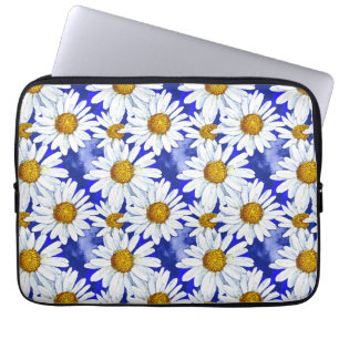 Aquarelleisen auf Denim Blue Laptopschutzhülle