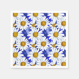 Aquarelleisen auf Denim Blue Serviette