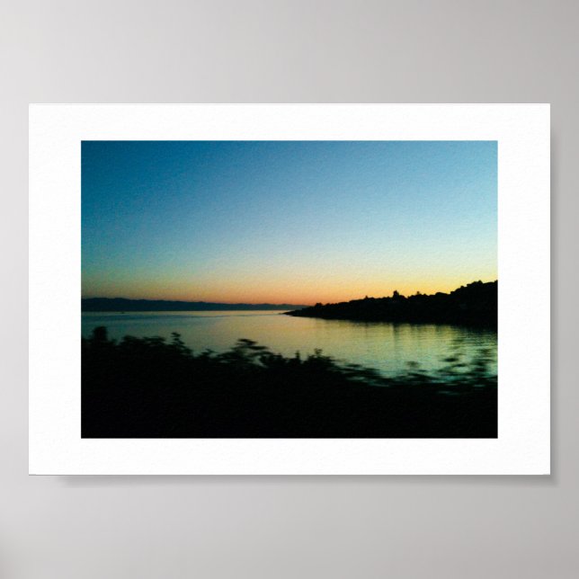 Aquarellen Kanada Farbfotografie Poster (Vorne)