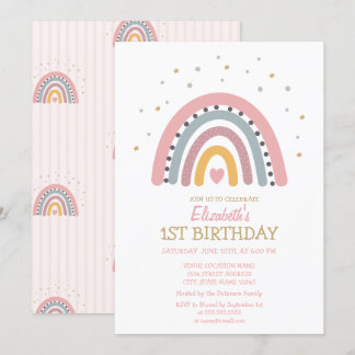 Aquarellenbogen zum Geburtstag Einladung