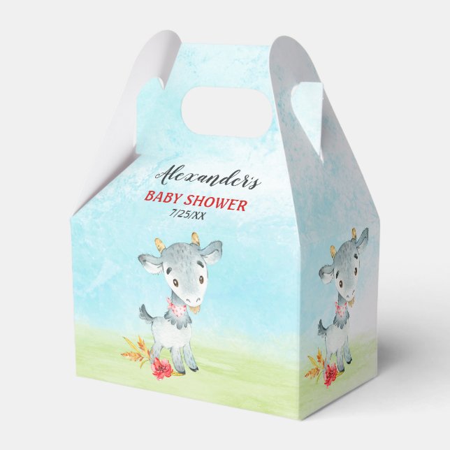 Aquarellenduschfarm Geschenkschachtel (Vorderseite)