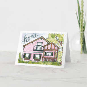 Aquarellenkarte Dankeskarte
