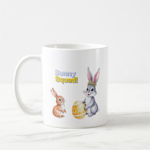 Aquarellenkarte Osterkarte für den Frühlingsurlaub Kaffeetasse