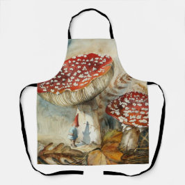 Aquarellenzwerg Schürze