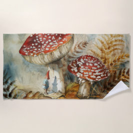 Aquarellenzwerg Strandtuch