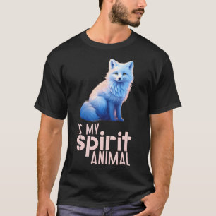 Aquareller Arctic Fox ist mein Geist Tier T-Shirt