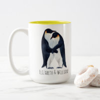 Aquareller Emperor Pinguine Coupname