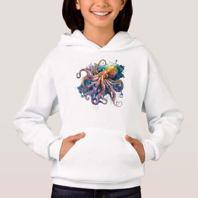 Aquareller Hoodie (Vorderseite)