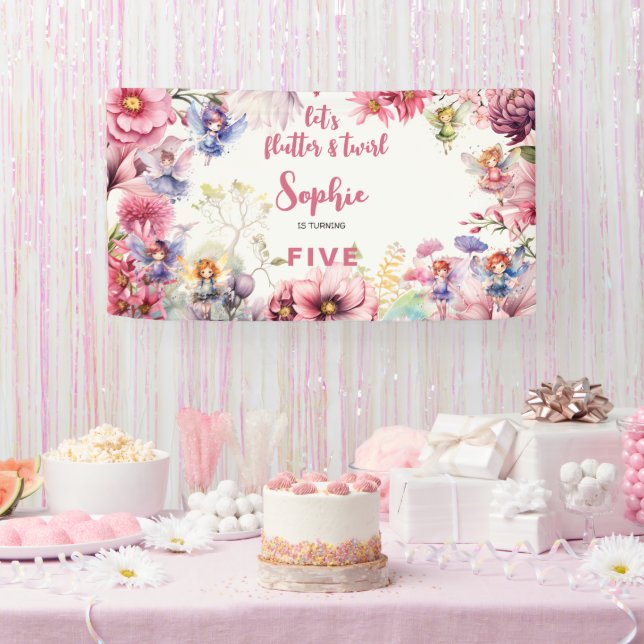 Aquareller-Kindergeburtstag im Garten Banner (Party)
