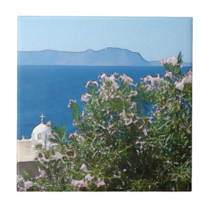 Aquareller Meerblick Fliese