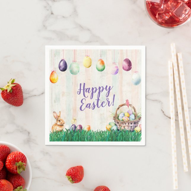 Aquareller Ostereier Party Serviette (Beispiel)