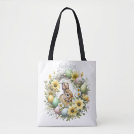 Aquareller Ostern Personalisiert Tasche