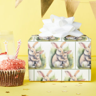 Aquareller Ostern Sonnige Liebe Geschenkpapier