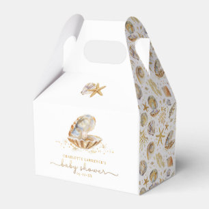 Aquareller Ozean Kleine Pearl Baby Dusche Geschenkschachtel