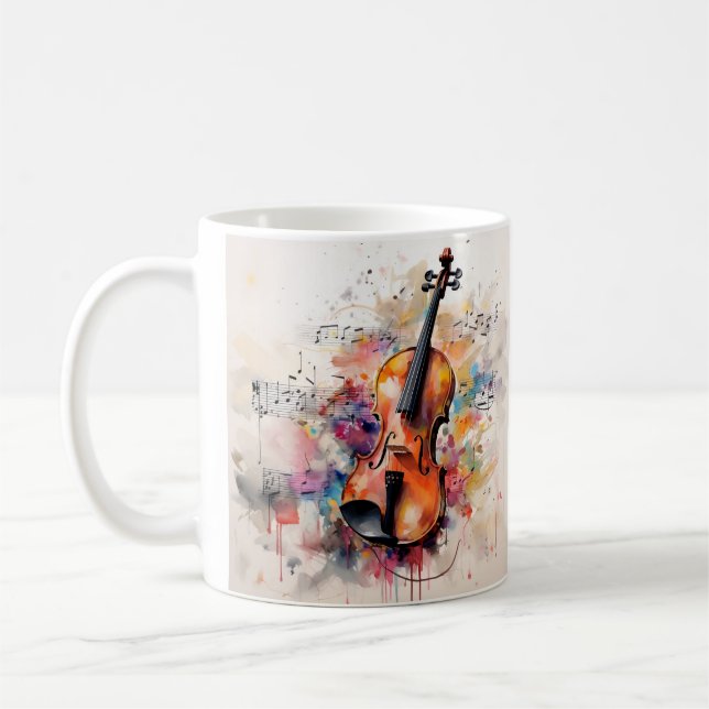Aquareller-Splash-Tasse Kaffeetasse (Links)