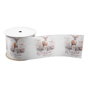 Aquareller Wintermagic Dee Satinband