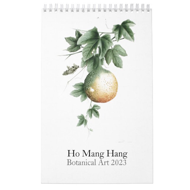 Aquarelles botaniques Calendrier 2023 (Protection)