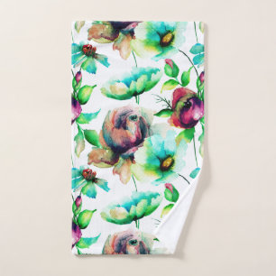 Aquarelles colorées Floral sans couture Motif