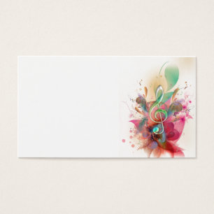 aquarelles cool tonalités à clef triples notes d