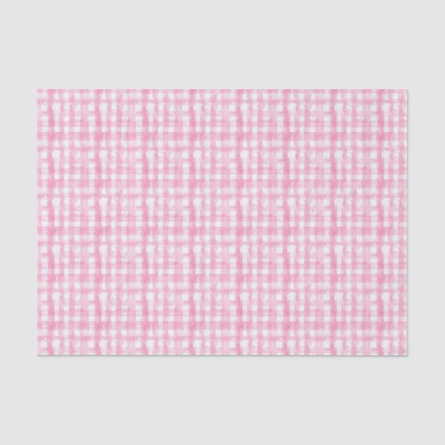 Aquarellfarbe Kariert Seidenpapier (Vorderseite)