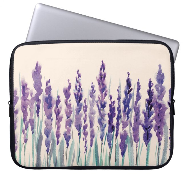 Aquarellfarbe Laptopschutzhülle (Vorderseite)