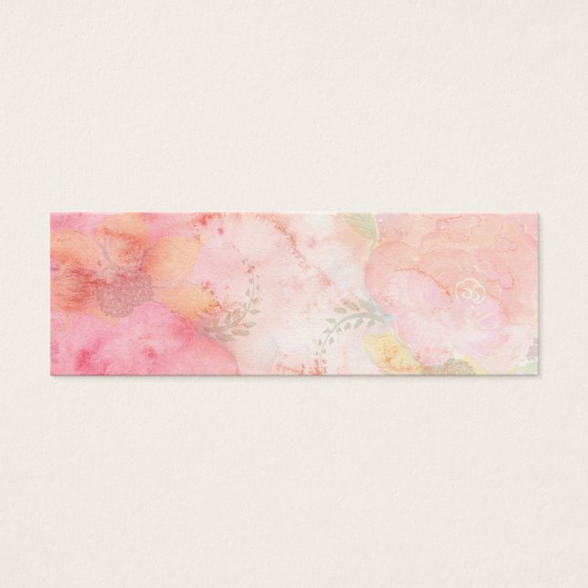 Aquarellfarbe Rosa Blumenuntergrund (Vorderseite)