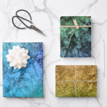 Aquarellfarbe Texturblau grüner Regenbogen