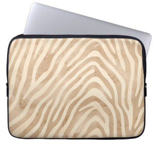 Aquarellfarbe Zebra Print Laptopschutzhülle