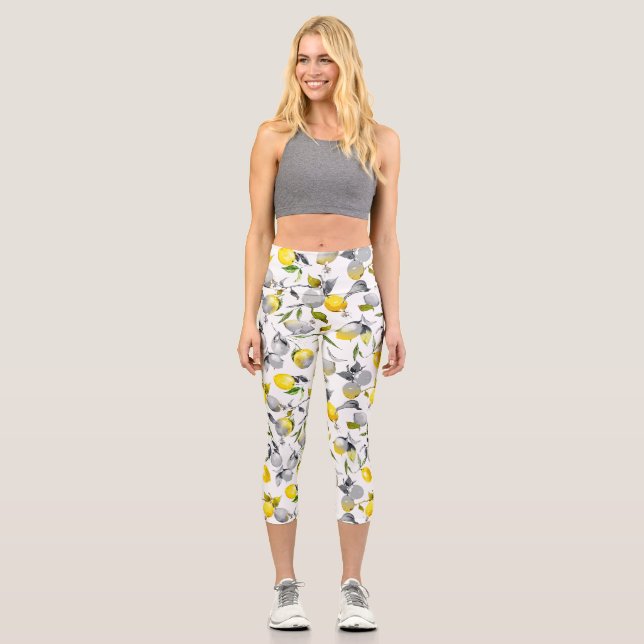 Aquarellfarben 14 capri leggings (Vorderseite)