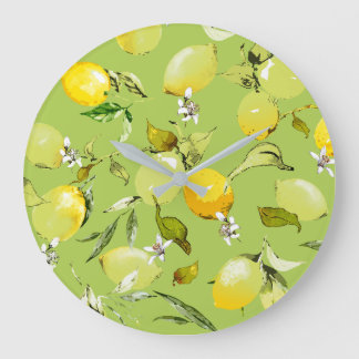Aquarellfarben 23 große wanduhr