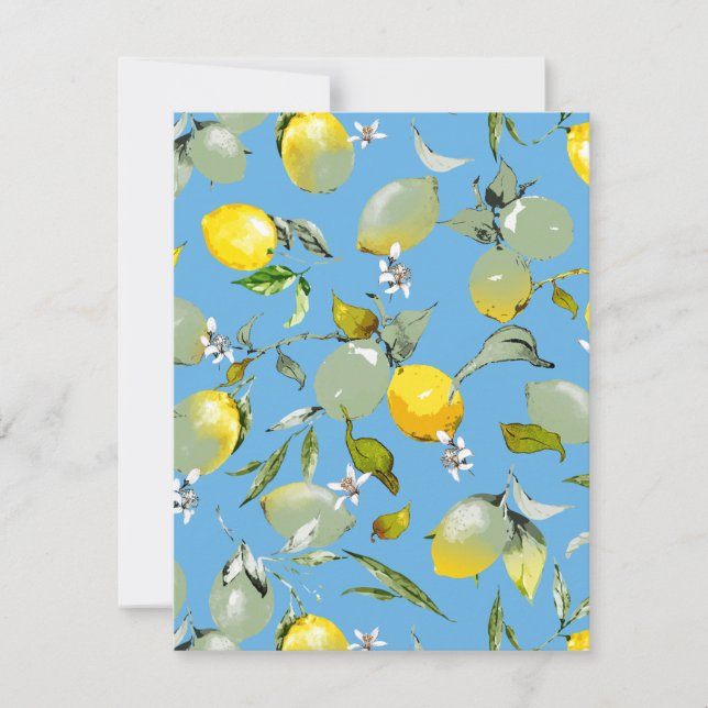 Aquarellfarben 27 save the date (Vorderseite)