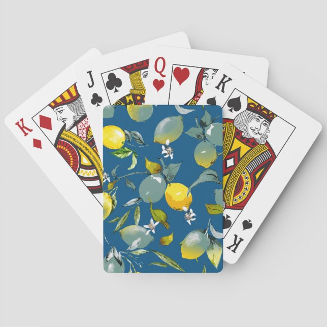 Aquarellfarben 28 spielkarten (Rückseite)