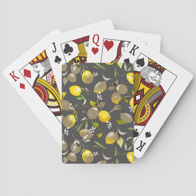 Aquarellfarben 34 spielkarten (Rückseite)