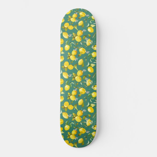 Aquarellfarben 6 skateboard (Vorderseite)