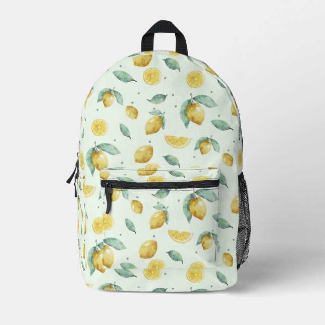 Aquarellfarben Bedruckter Rucksack (Vorderseite)