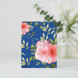 Aquarellfarben-Blume 21 Postkarte