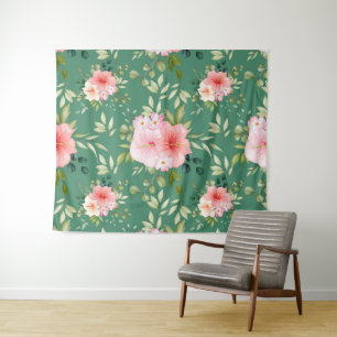 Aquarellfarben-Blume 24 Wandteppich