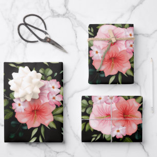 Aquarellfarben-Blume 25 Geschenkpapier Set