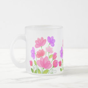 Aquarellfarben-Blume Bankett-Design-42704 Mattglastasse