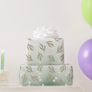Aquarellfarben Blume Elegantes Wrapping Paper Geschenkpapier