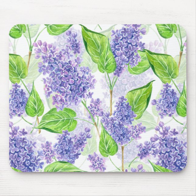 Aquarellfarben-Blume Mousepad (Vorne)