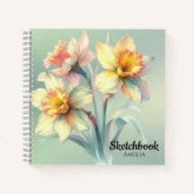 Aquarellfarben - Blume Sketchbook