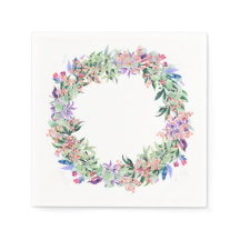 Aquarellfarben Blumenzauber Papier Napkins