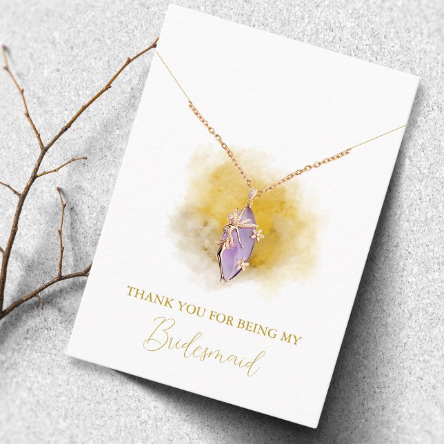 Aquarellfarben-Bridesmaid-Netzwerkkarte Platzkarte (Von Creator hochgeladen)