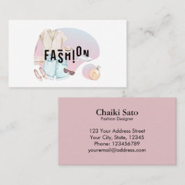 Aquarellfarben-Designer Visitenkarte