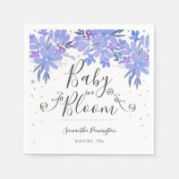 Aquarellfarben Extravagantes Drehbuch Baby in Bloo
