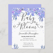 Aquarellfarben Extravagantes Script Baby in Bloom
