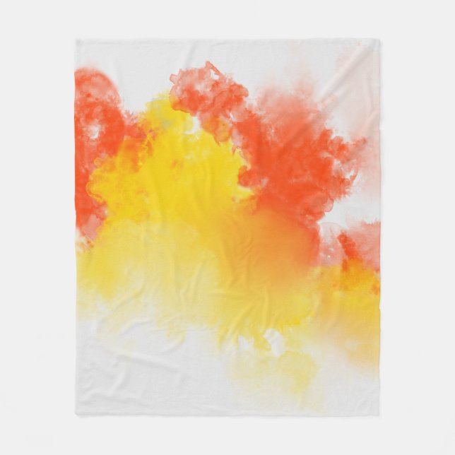 Aquarellfarben - Farben zusammenfassend Fleecedecke (Vorderseite)